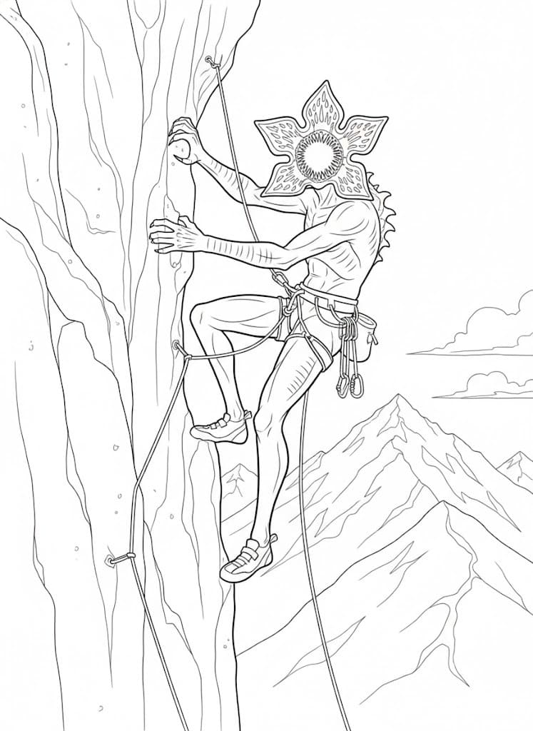 Çizmek Demogorgon Boyama Sayfası