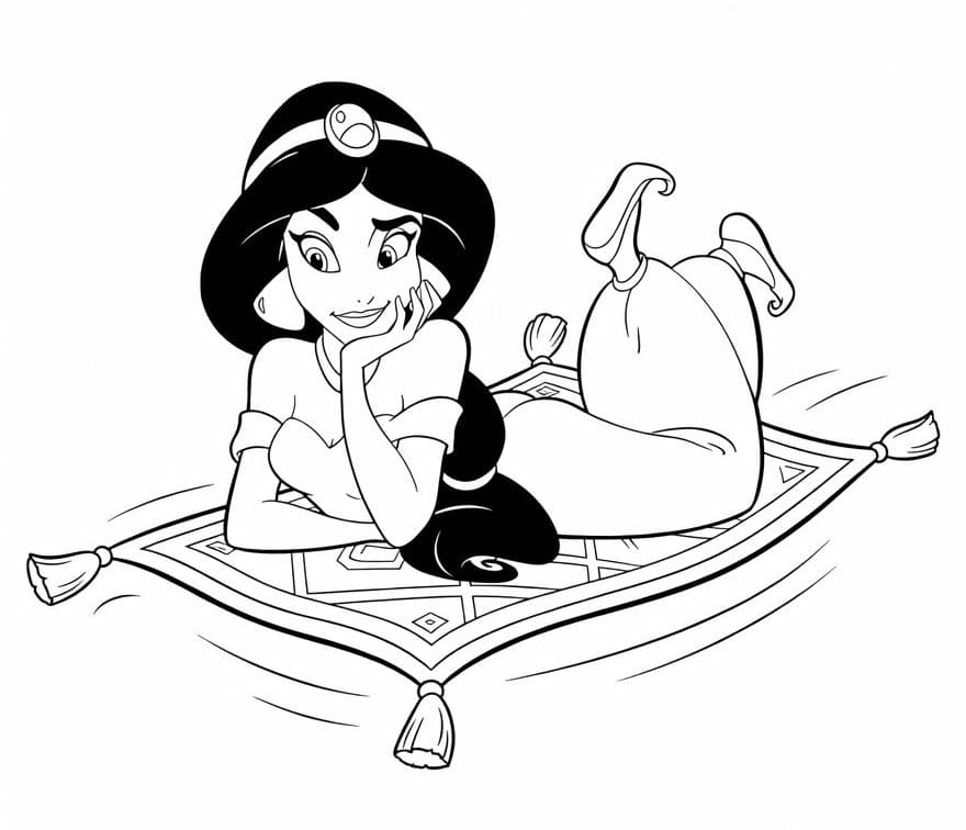 Çizmek Disney Prensesi yazdırılabilir Boyama Sayfası