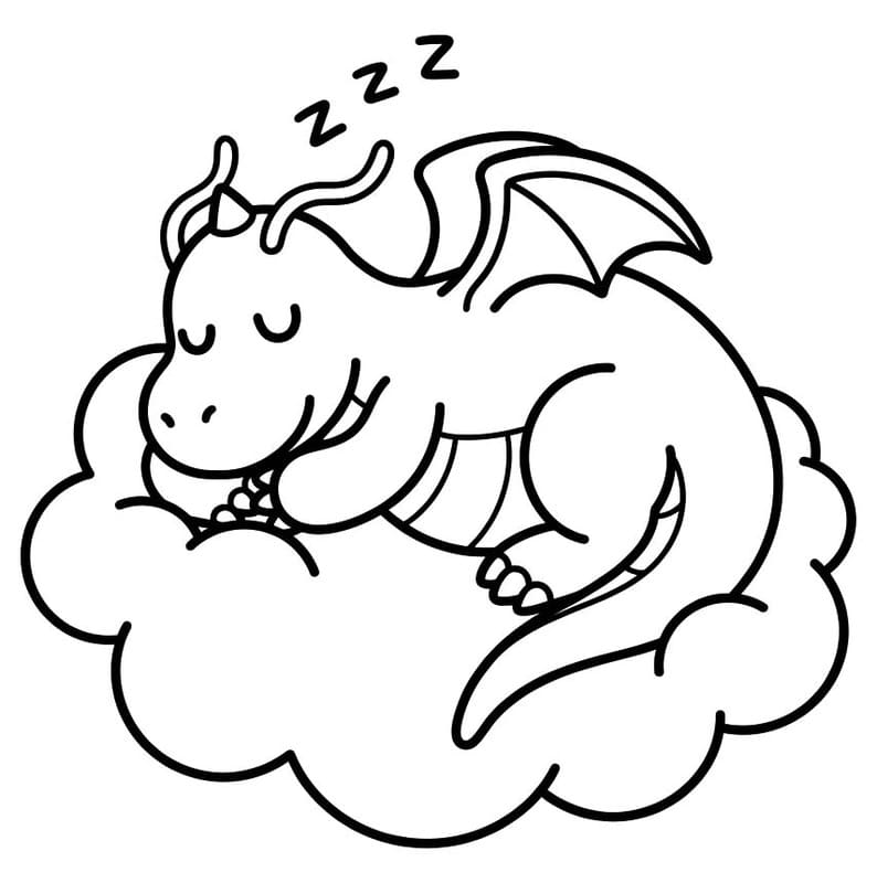 Çizmek Dragonite Kolay Boyama Sayfası