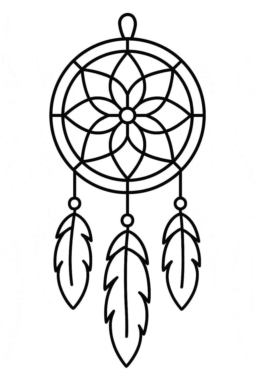 Çizmek Düş Kapanı basit Boyama Sayfası