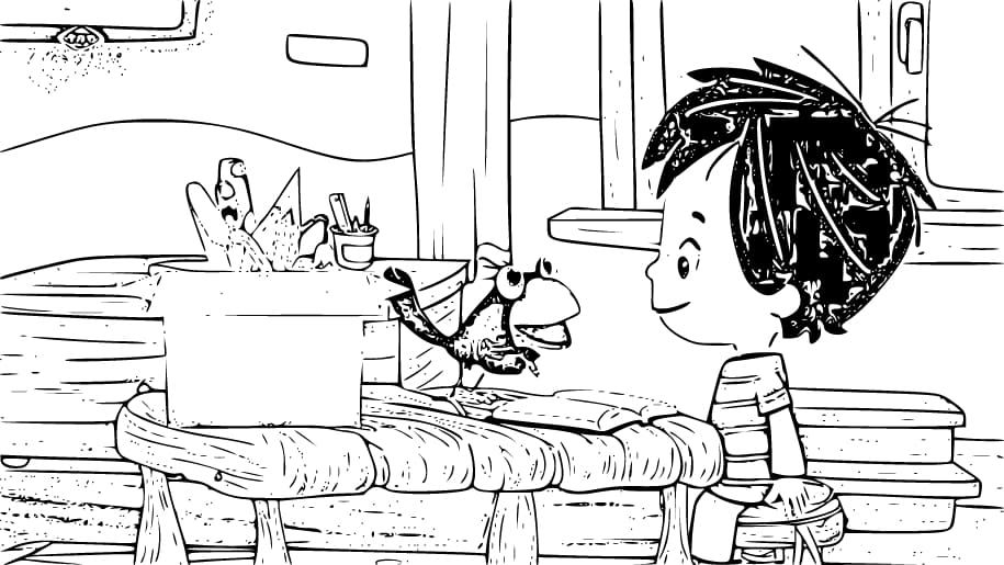 Çizmek Ege ile Gaga 11 Boyama Sayfası