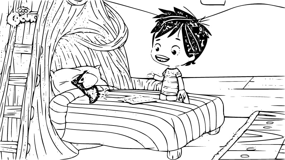 Çizmek Ege ile Gaga 12 Boyama Sayfası