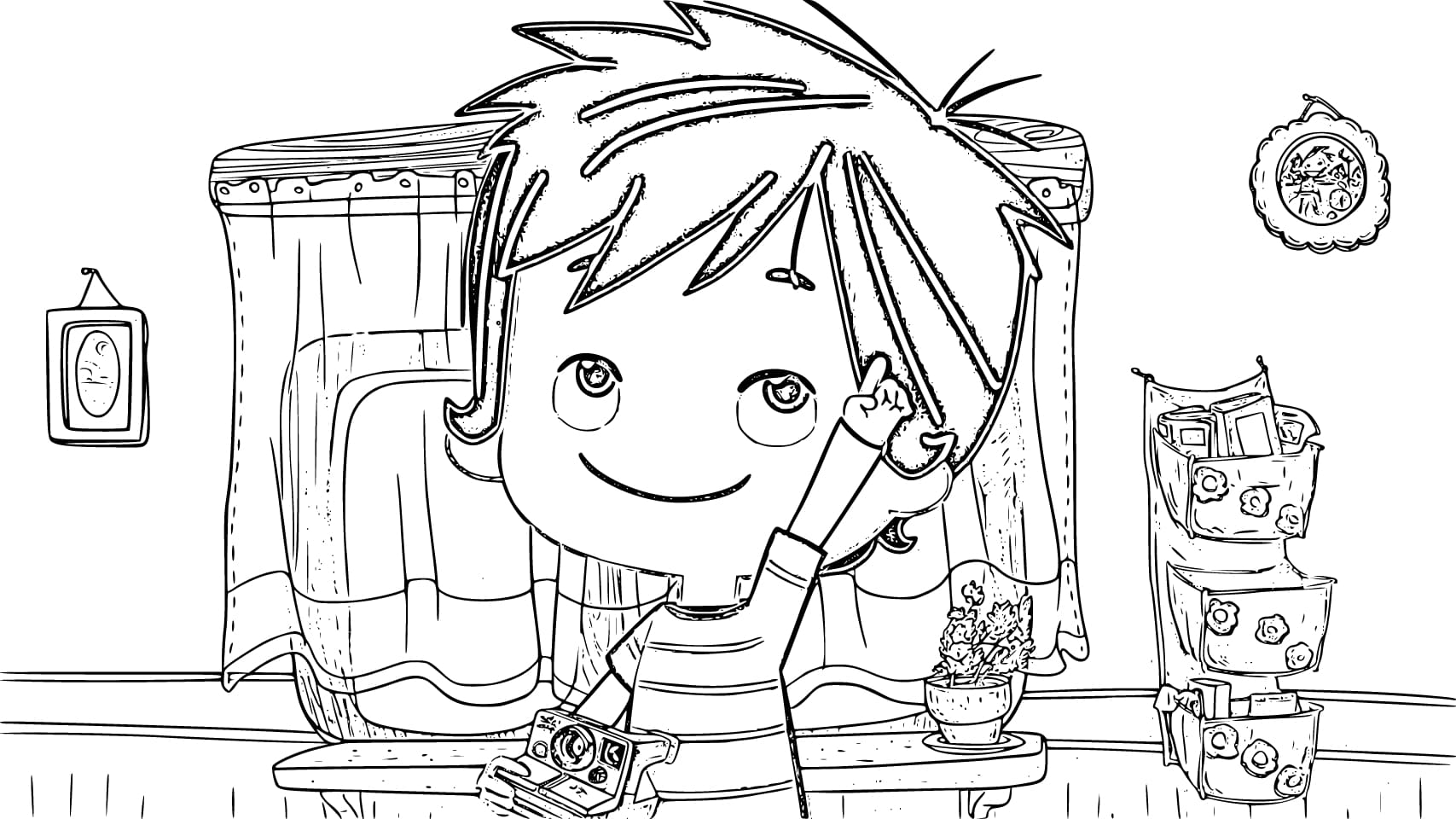 Çizmek Ege ile Gaga 7 Boyama Sayfası