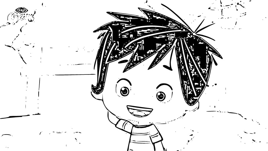 Çizmek Ege ile Gaga 8 Boyama Sayfası