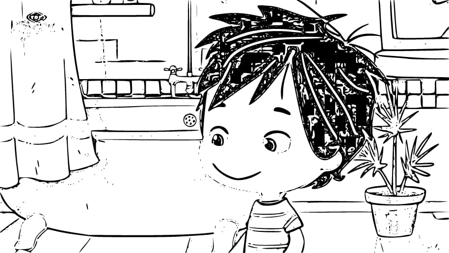 Çizmek Ege ile Gaga 9 Boyama Sayfası