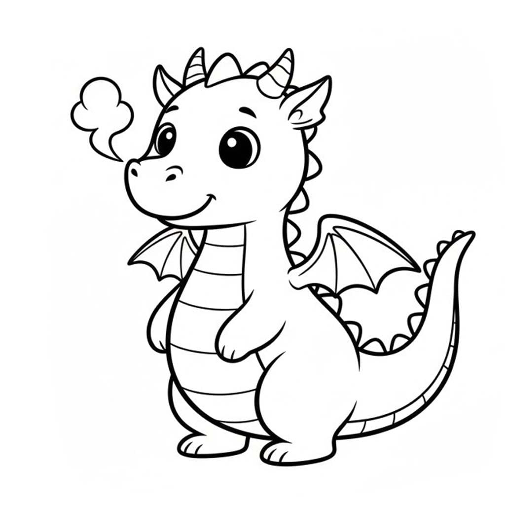 Çizmek Ejderha 2 Boyama Sayfası