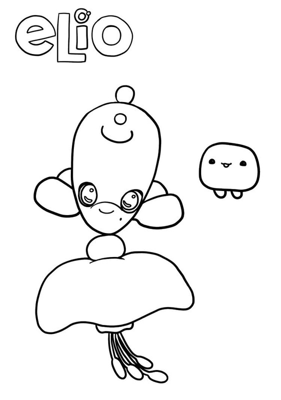 Çizmek Elio 2 Boyama Sayfası