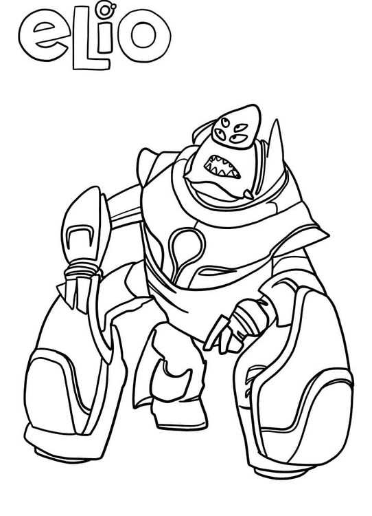 Çizmek Elio 4 Boyama Sayfası