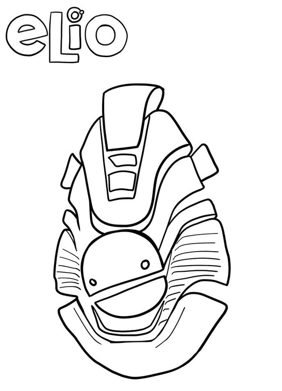 Çizmek Elio 5 Boyama Sayfası