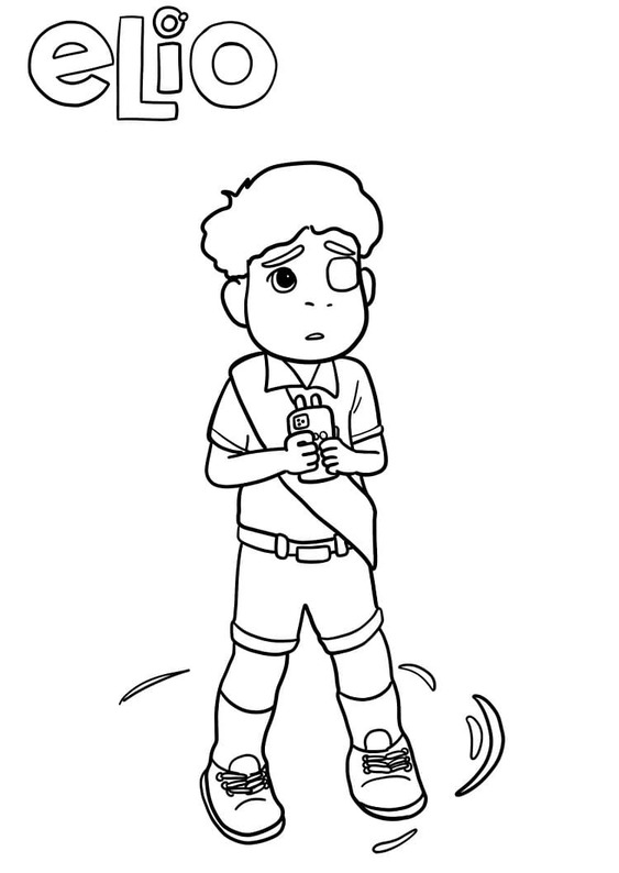 Çizmek Elio 8 Boyama Sayfası