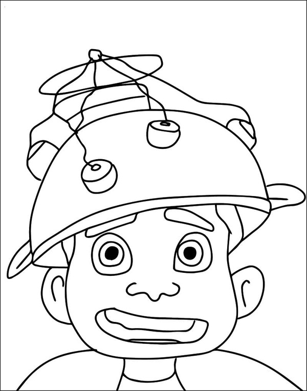 Çizmek Elio çocuklar için temel Boyama Sayfası