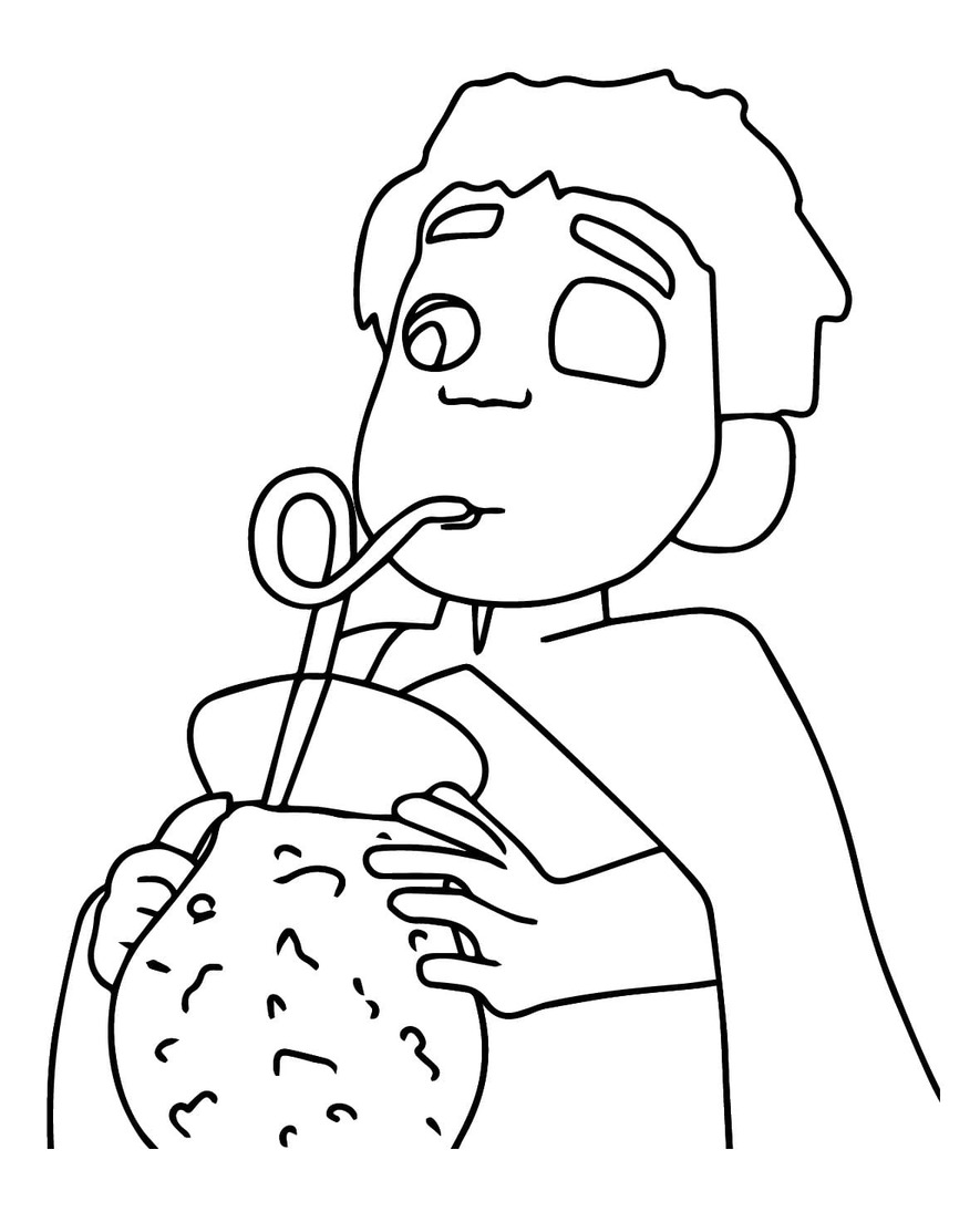 Çizmek Elio çocuklar için Boyama Sayfası