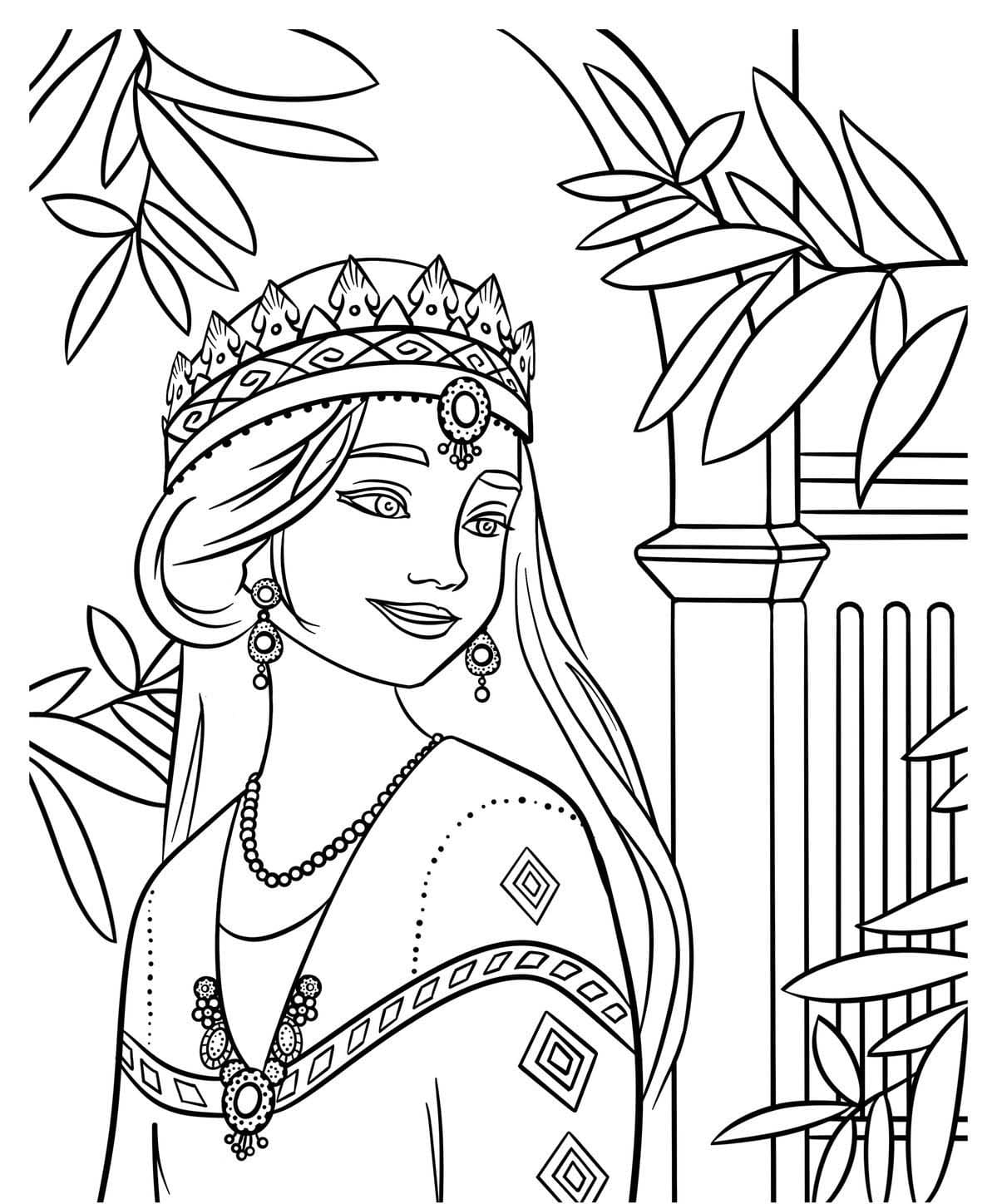 Çizmek Ester çocuklar için yazdırılabilir Boyama Sayfası