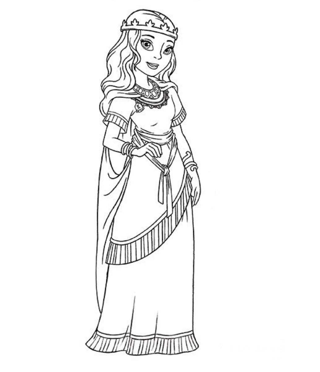 Çizmek Ester çocuklar için Boyama Sayfası