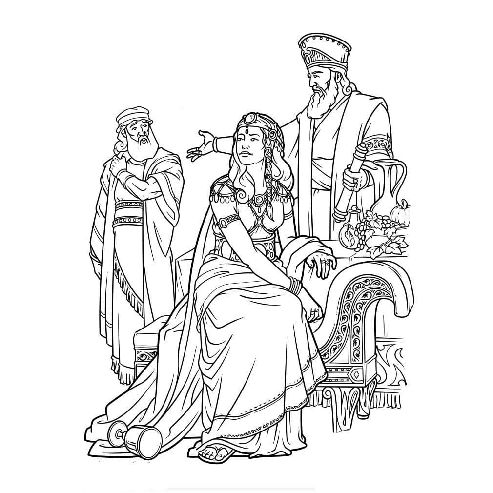 Çizmek Ester Boyama Sayfası