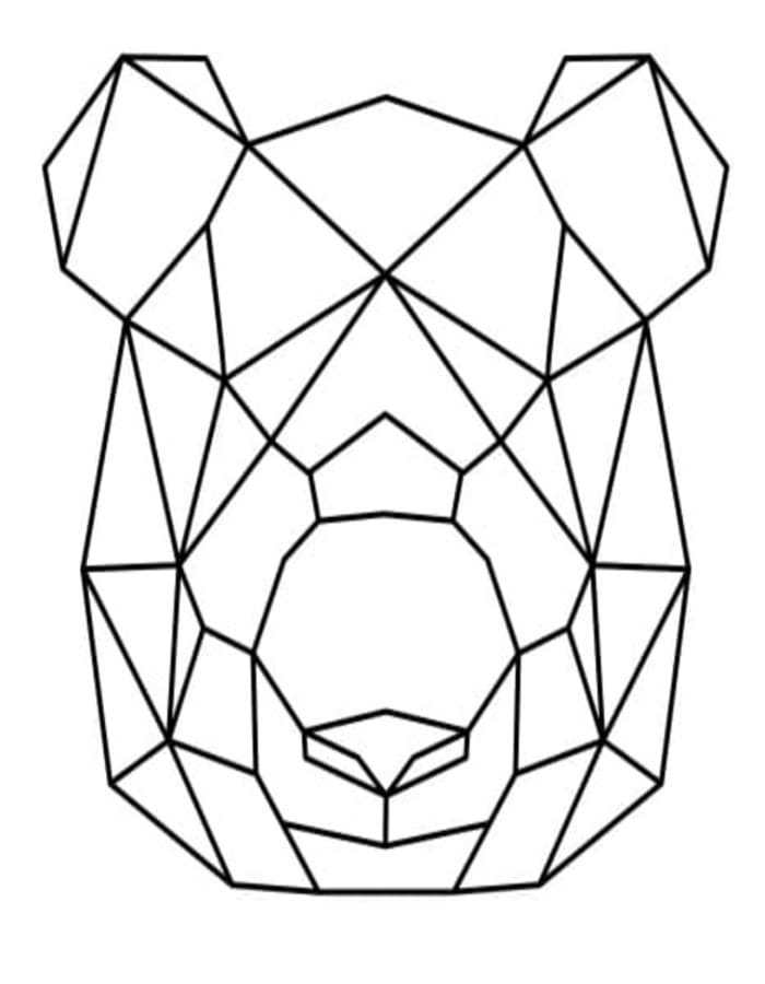 Çizmek Geometrik yazdırılabilir Boyama Sayfası