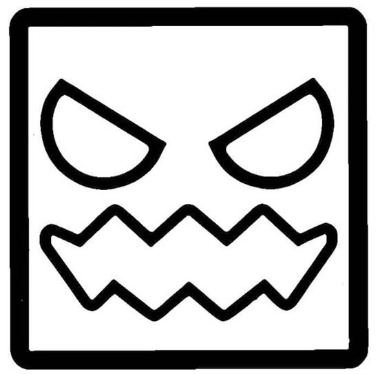 Çizmek Geometry Dash Ücretsiz Boyama Sayfası