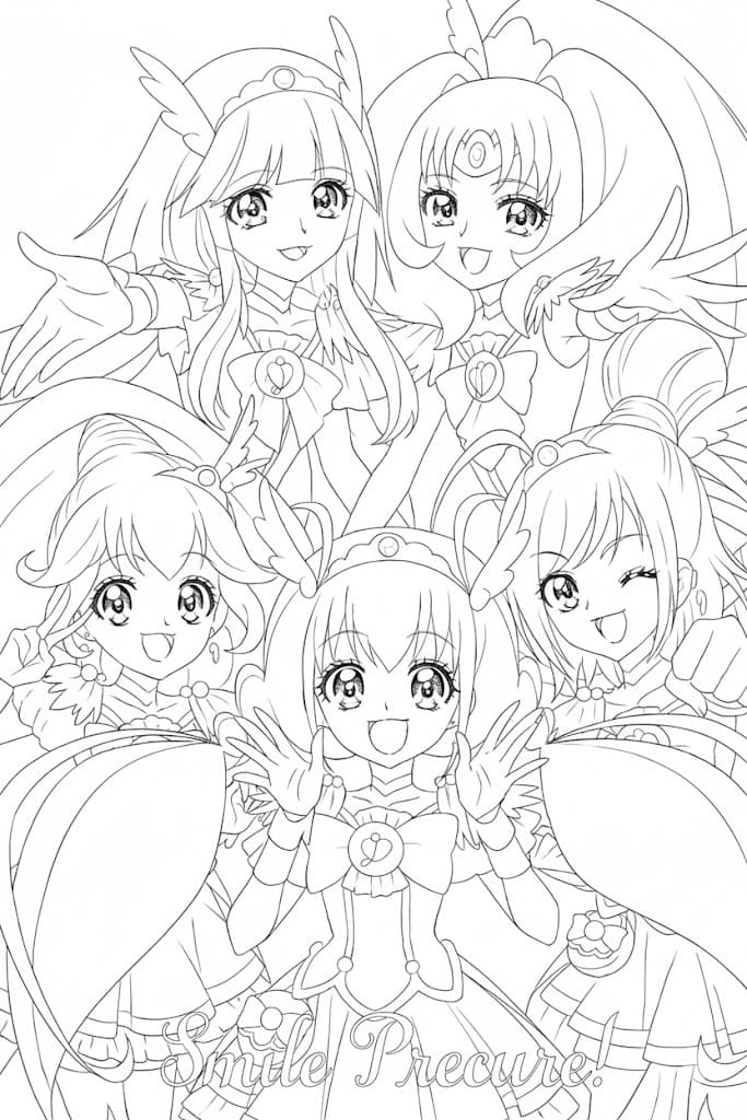 Çizmek Glitter Force 2 Boyama Sayfası