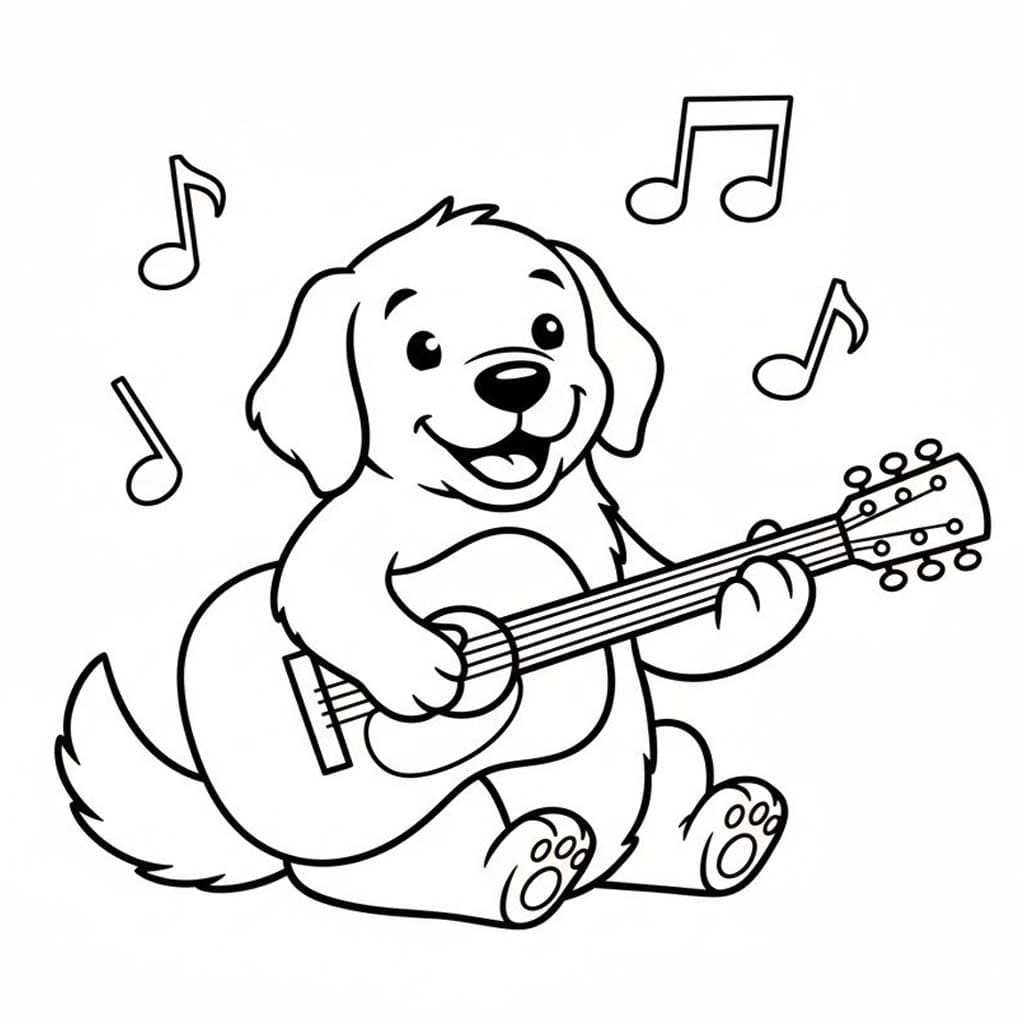 Çizmek Golden Retriever ücretsiz Boyama Sayfası