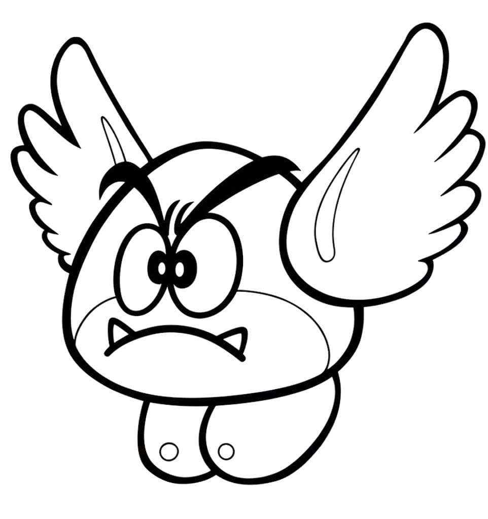 Çizmek Goomba Ücretsiz Yazdırılabilir Boyama Sayfası