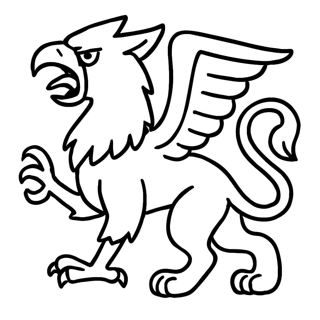 Çizmek Griffon ücretsiz yazdırılabilir Boyama Sayfası