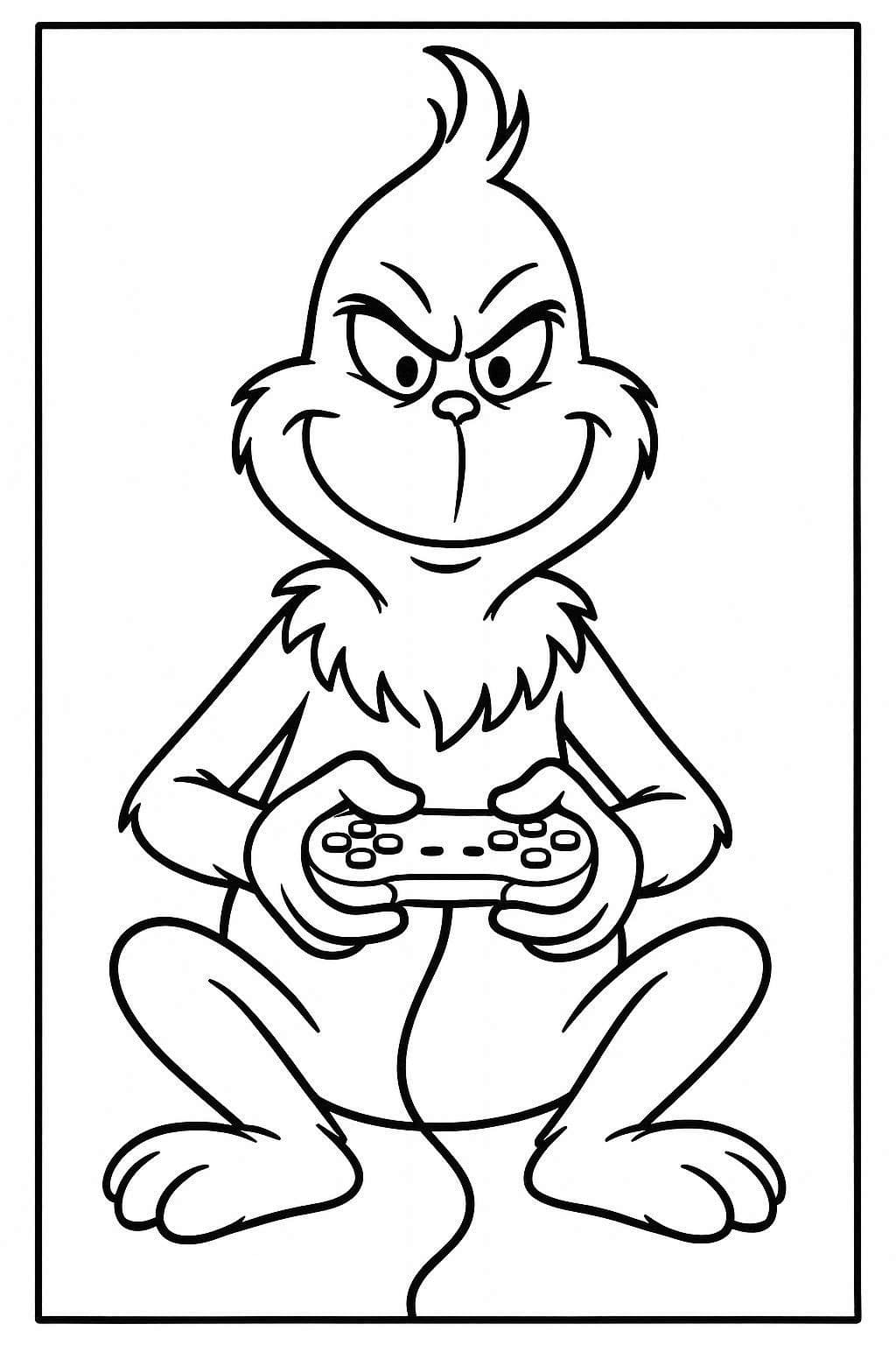 Çizmek Grinch çocuklar için ücretsiz