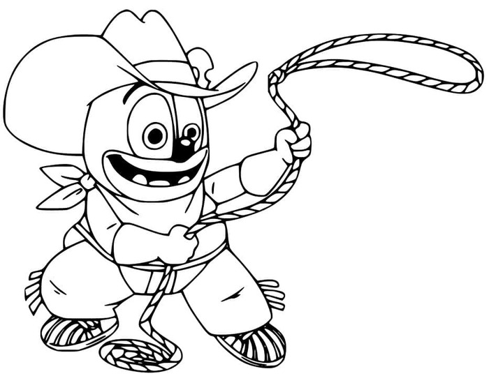 Çizmek Gummy Bears kolay Boyama Sayfası