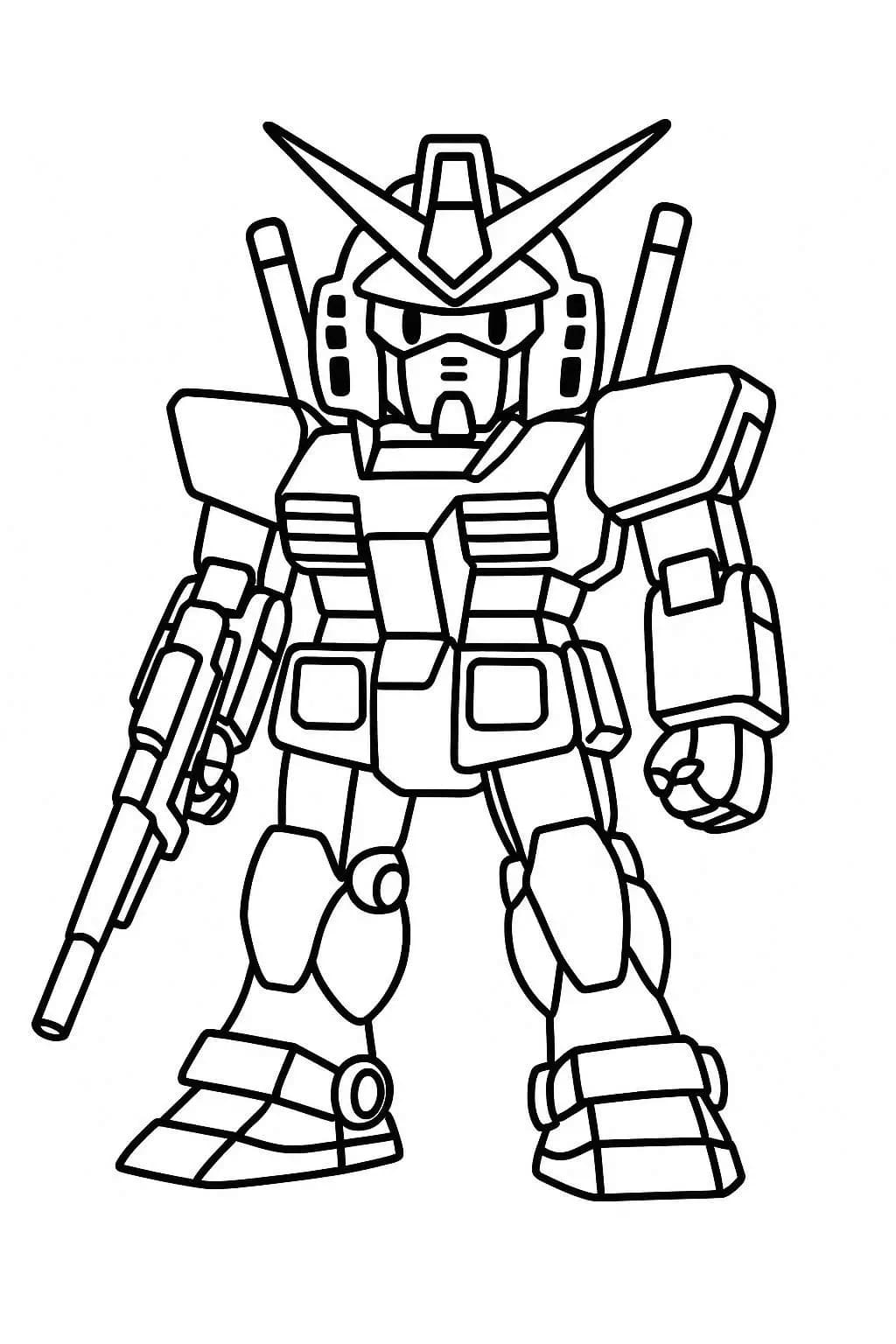 Çizmek Gundam 3 Boyama Sayfası