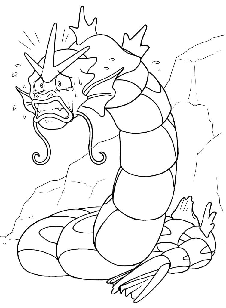 Çizmek Gyarados Boyama Sayfası