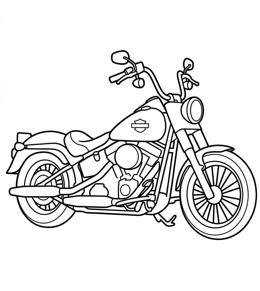 Çizmek Harley Davidson Kolay