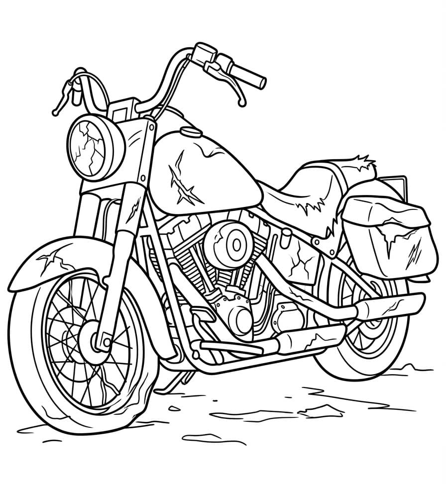 Çizmek Harley Davidson ücretsiz