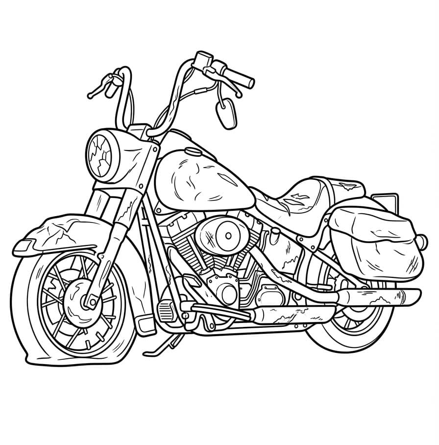 Çizmek Harley Davidson