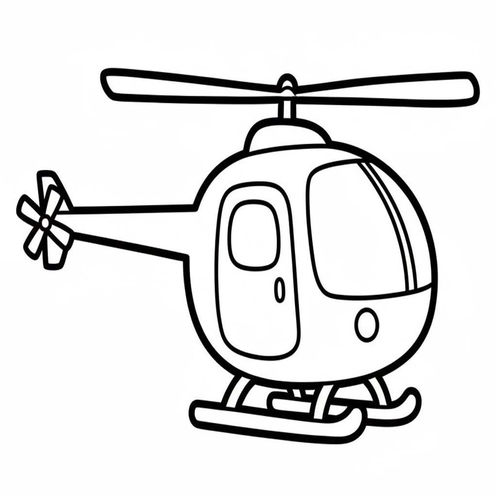 Çizmek Helikopter ücretsiz yazdırılabilir