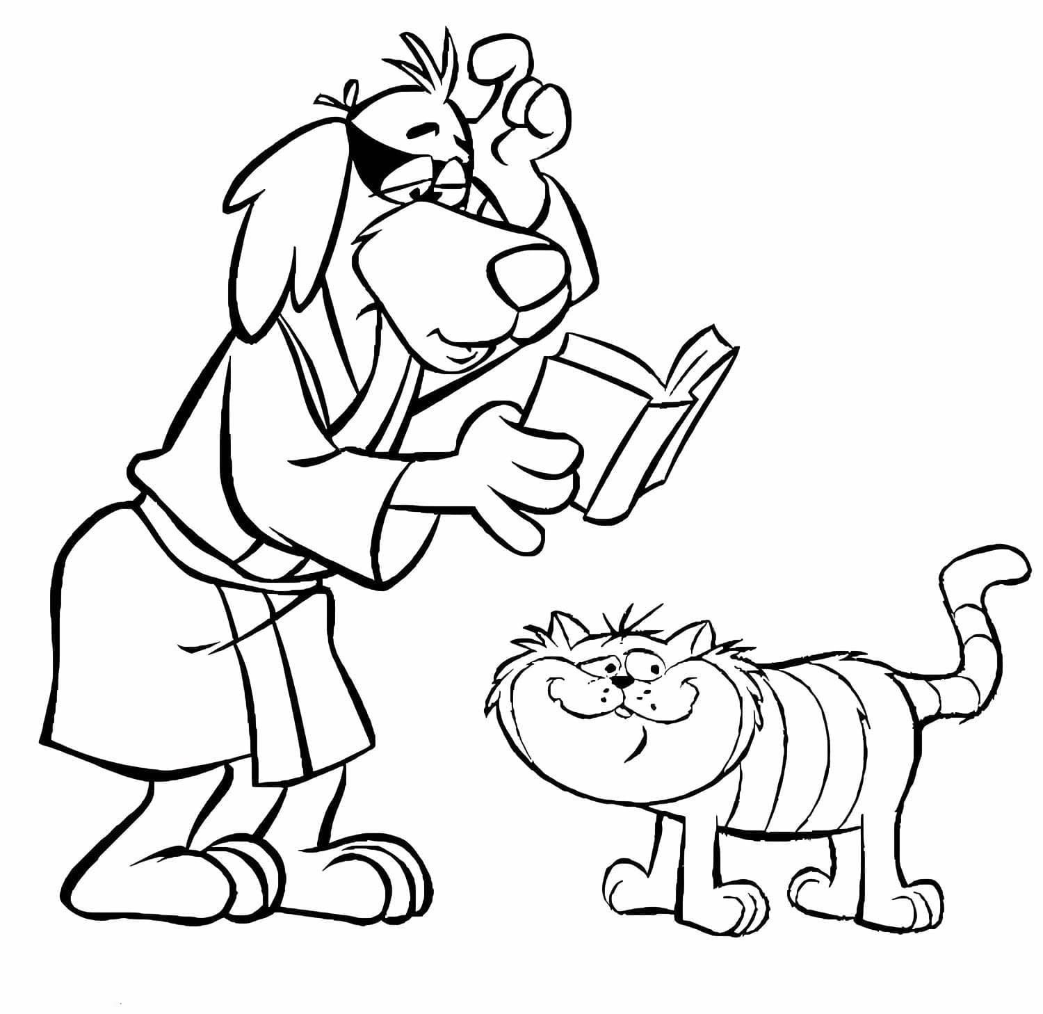 Çizmek Hong Kong Phooey ücretsiz yazdırılabilir Boyama Sayfası