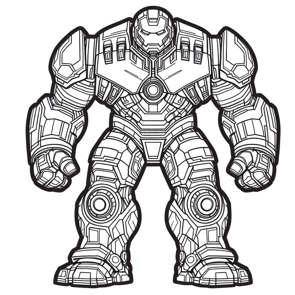 Çizmek Hulkbuster 2 Boyama Sayfası