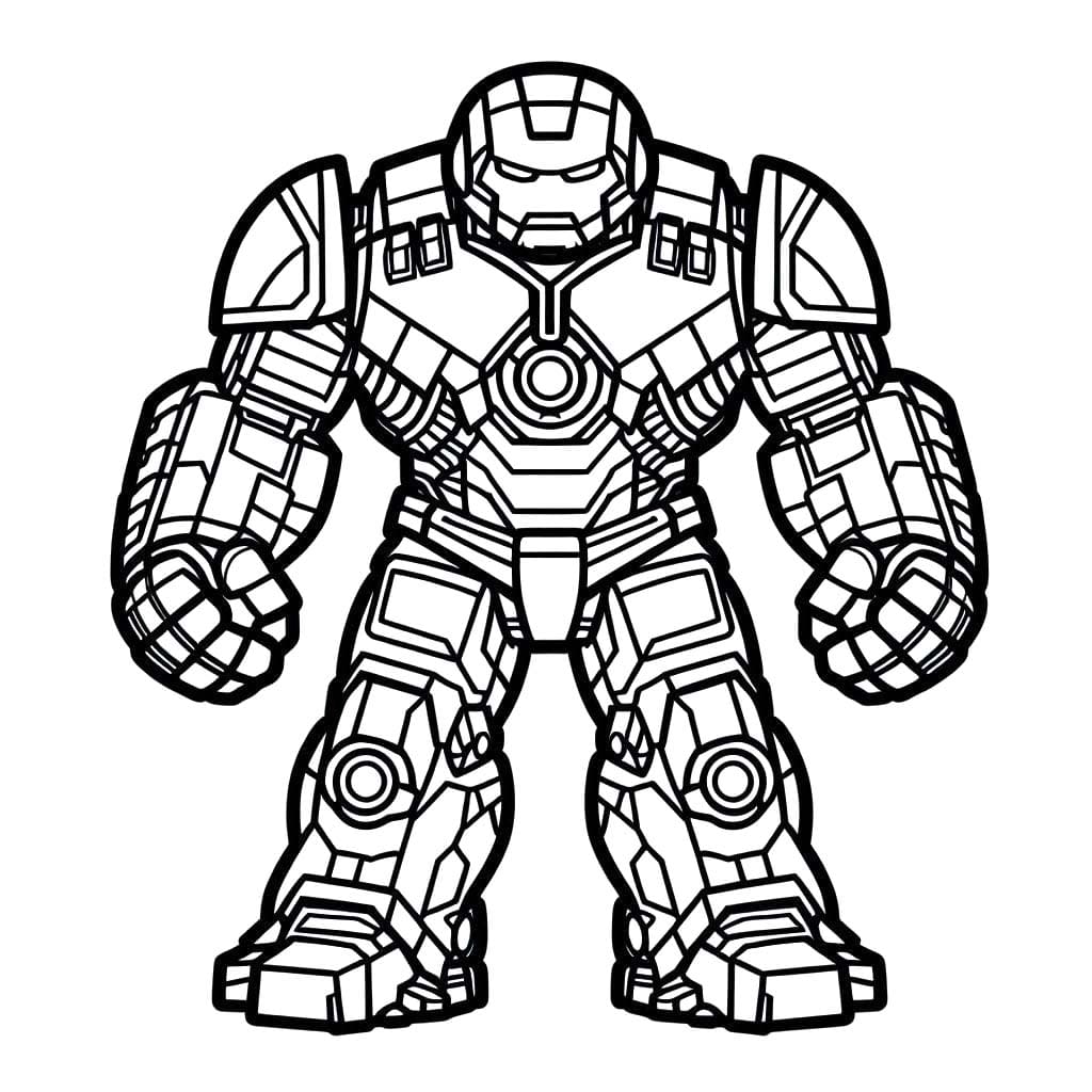 Çizmek Hulkbuster Ücretsiz Yazdırılabilir Boyama Sayfası