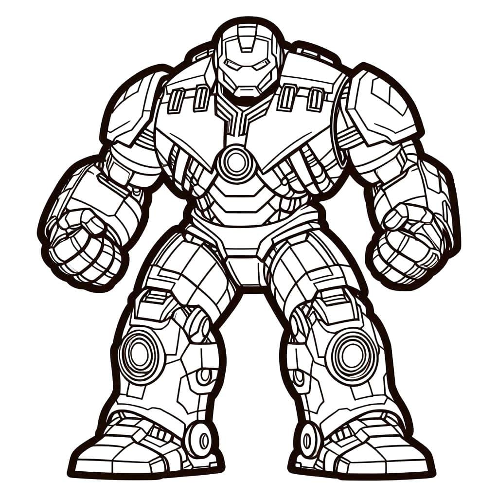 Çizmek Hulkbuster Ücretsiz Boyama Sayfası