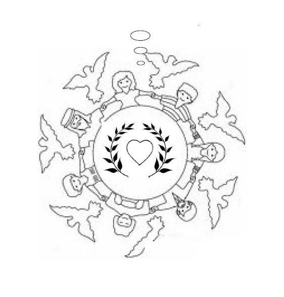 Çizmek İnsan hakları kolay Boyama Sayfası