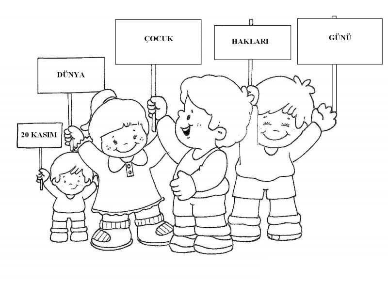 Çizmek İnsan hakları ücretsiz Boyama Sayfası