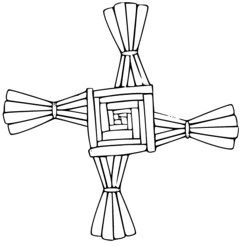 Çizmek İrlanda çocuklar için temel Boyama Sayfası