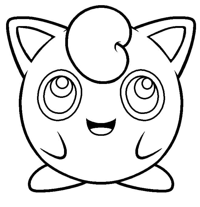 Çizmek Jigglypuff Pokémon Boyama Sayfası