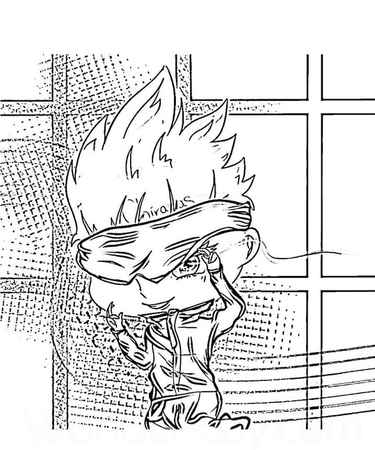 Çizmek Jujutsu Kaisen kolay Boyama Sayfası