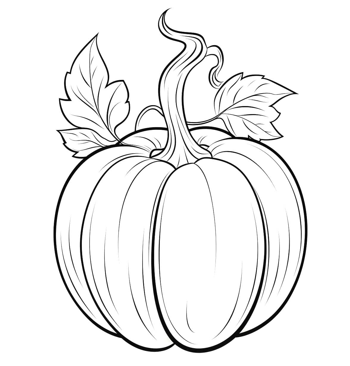 Çizmek Kabak temel Boyama Sayfası