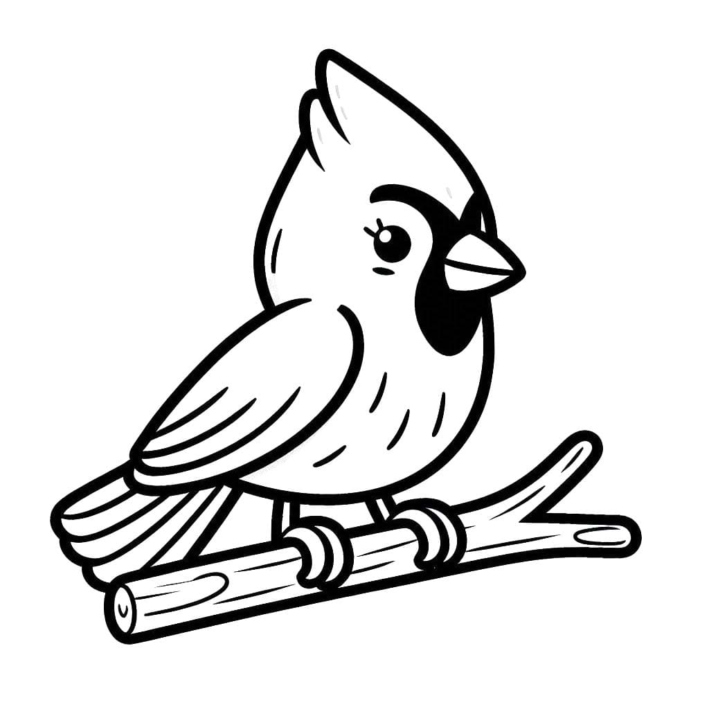 Çizmek Kardinal Ücretsiz yazdırılabilir Boyama Sayfası