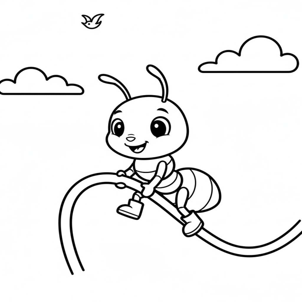 Çizmek Karınca ücretsiz yazdırılabilir Boyama Sayfası