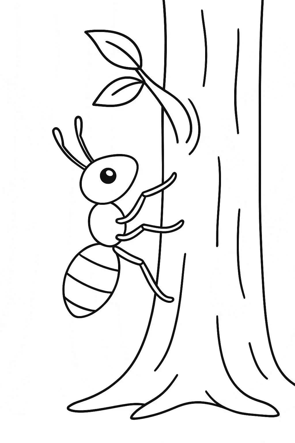 Çizmek Karınca Boyama Sayfası