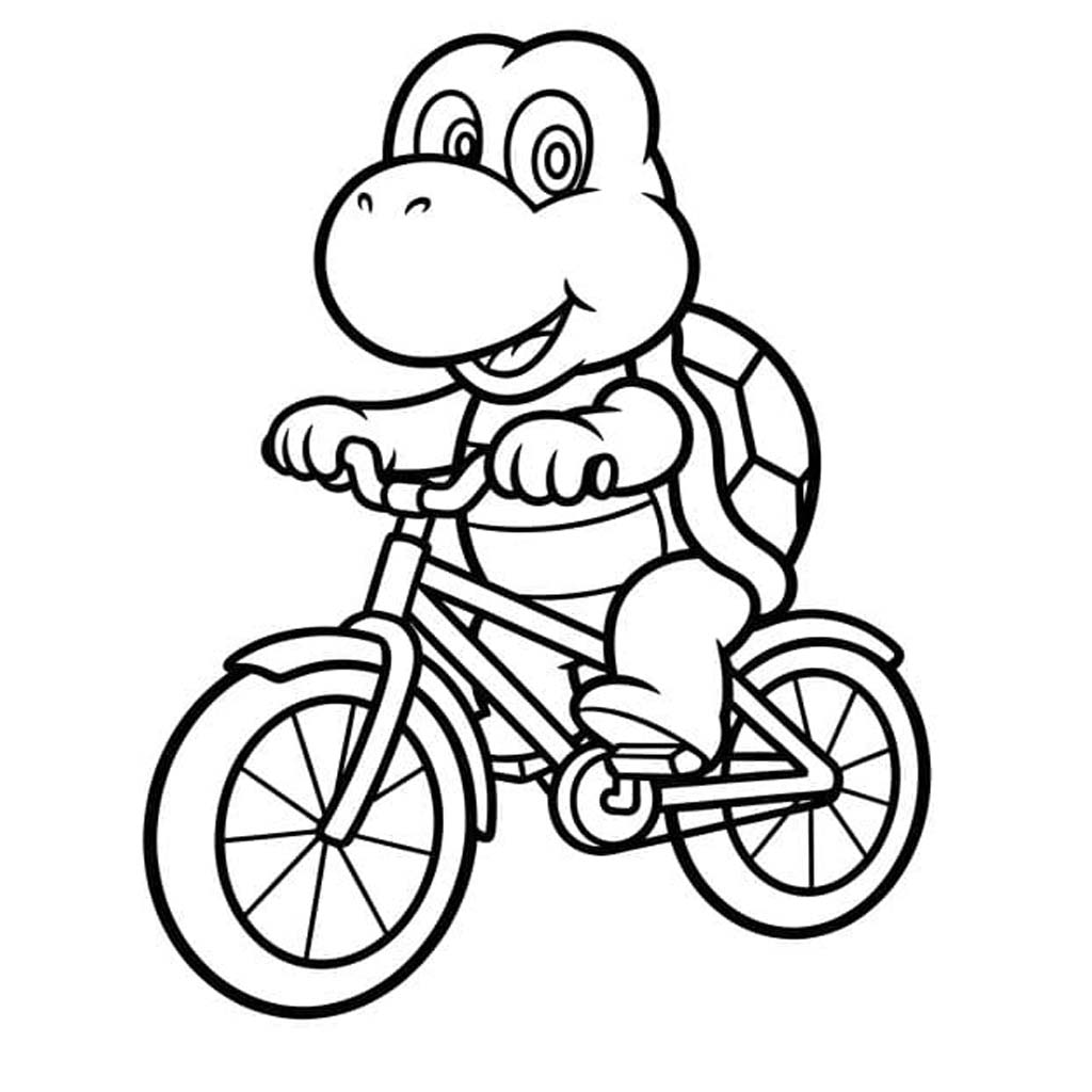 Çizmek Koopa Troopa Boyama Sayfası