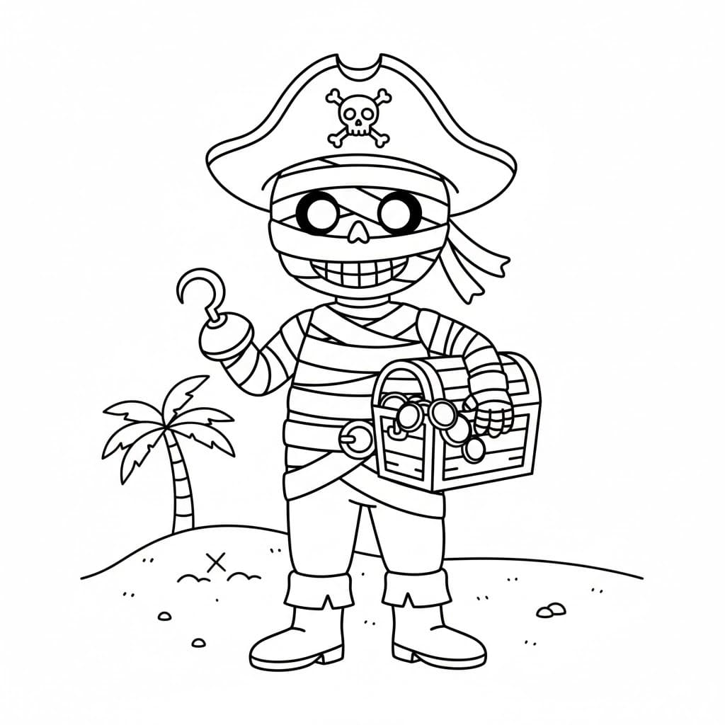 Çizmek Korsan 2 Boyama Sayfası