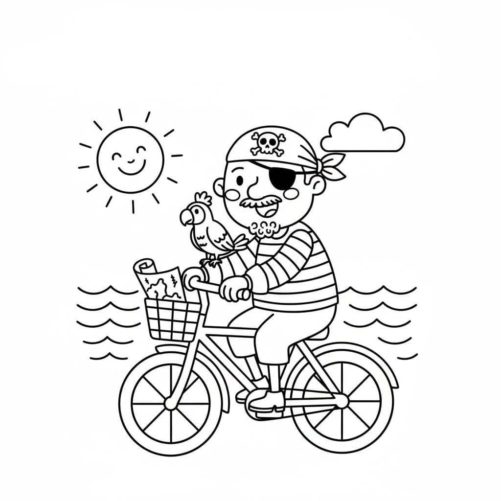 Çizmek Korsan 7 Boyama Sayfası