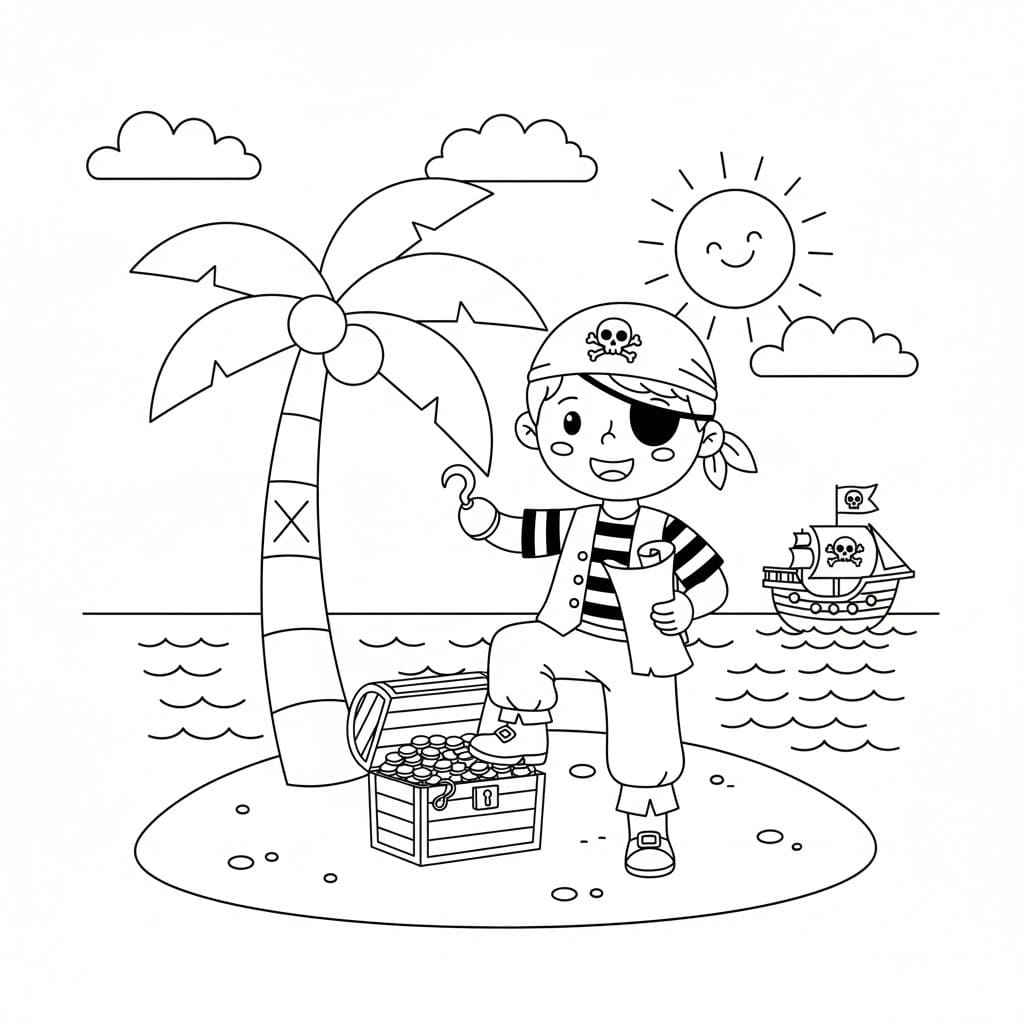 Çizmek Korsan ücretsiz yazdırılabilir